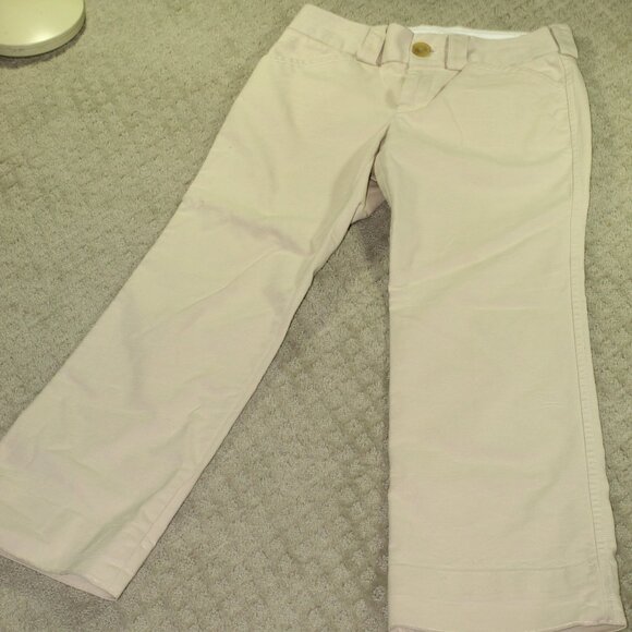 Banana Republic Martin Women's Size 6 Stretch Khaki Pants Flat Front - Picture 1 of 6